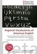Regional Vocabularies of American English