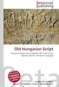 Old Hungarian Script