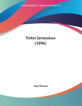 Notes Javanaises (1896)