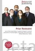 Prior Restraint