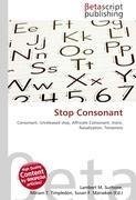 Stop Consonant