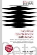 Noncentral Hypergeometric Distributions