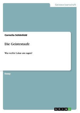 Die Geistestaufe