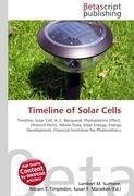 Timeline of Solar Cells