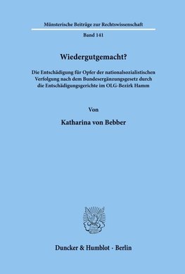 Wiedergutgemacht?