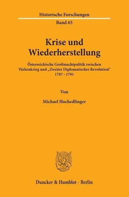 Krise und Wiederherstellung.