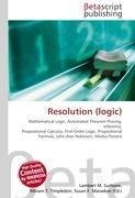 Resolution (logic)