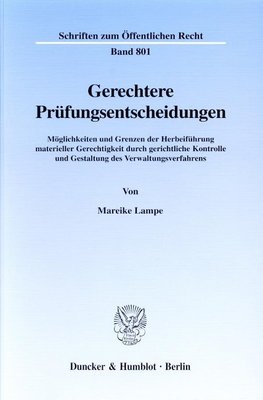 Gerechtere Prüfungsentscheidungen.