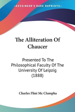 The Alliteration Of Chaucer