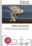Radio astronomy