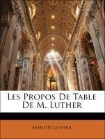 Les Propos De Table De M. Luther