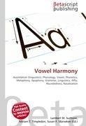 Vowel Harmony