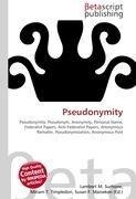 Pseudonymity