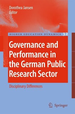Governance and Performance in the German Public Research Sector