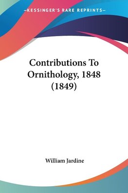 Contributions To Ornithology, 1848 (1849)
