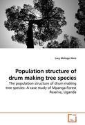 Population structure of drum making tree species