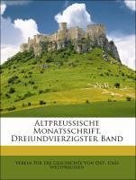 Altpreussische Monatsschrift, Dreiundvierzigster Band
