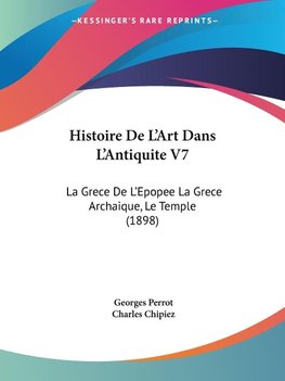 Histoire De L'Art Dans L'Antiquite V7
