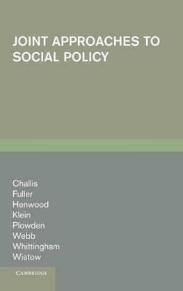 Joint Approaches to Social Pol