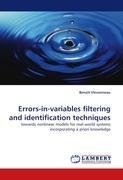 Errors-in-variables filtering and identification techniques