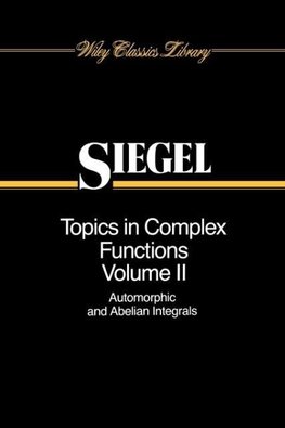 Topics Complex Function Theory V2 P