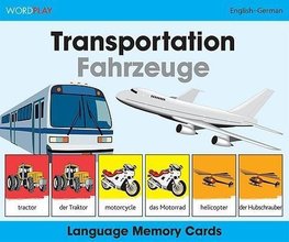 Wordplay Language Memory Cards-Transportation (English-German)