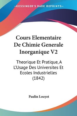 Cours Elementaire De Chimie Generale Inorganique V2