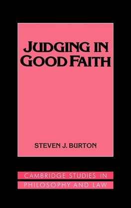 Judging in Good Faith
