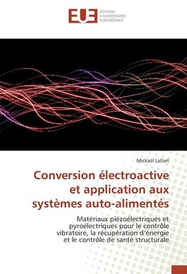 Conversion électroactive et application aux systèmes auto-alimentés