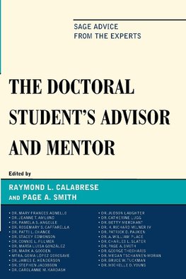 Doctoral StudentOs Advisor and Mentor