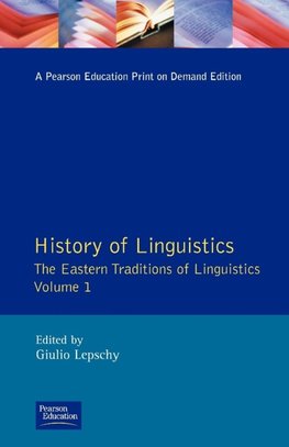 History of Linguistics Volume I