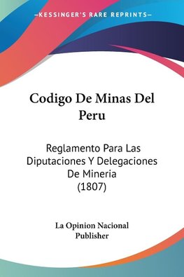 Codigo De Minas Del Peru