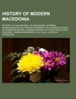 History of modern Macedonia