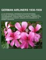 German airliners 1930-1939