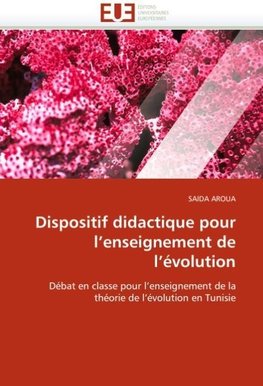 Dispositif didactique pour l'enseignement de l'évolution