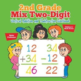 2nd Grade Mix Two-Digit Vertical Addition and Subtraction Workbook | Children's Math Books