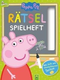 Peppa Pig -  Rätsel-Spielheft. Mit Stift und abwischbaren Seiten