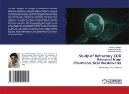 Study of Refractory COD Removal from Pharmaceutical Wastewater