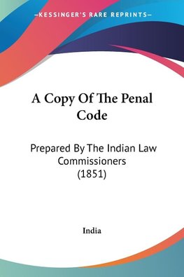 A Copy Of The Penal Code